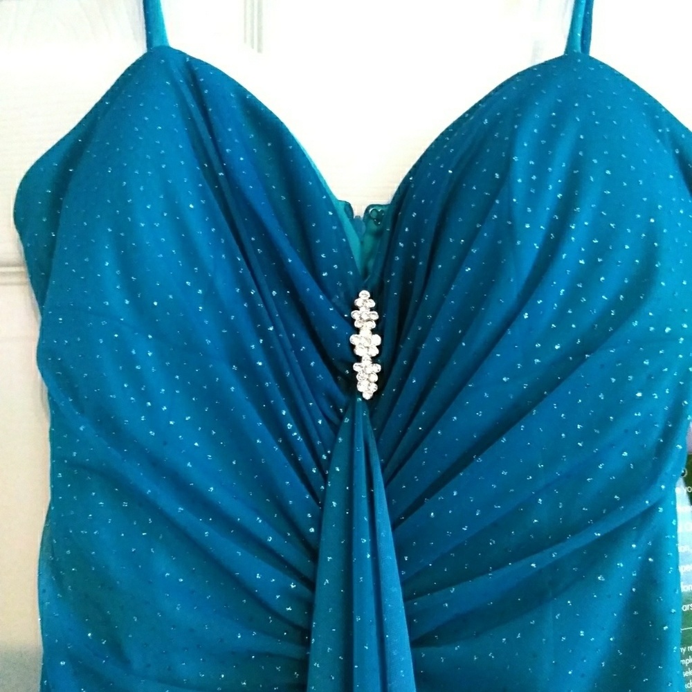 Diamonte Style Gown